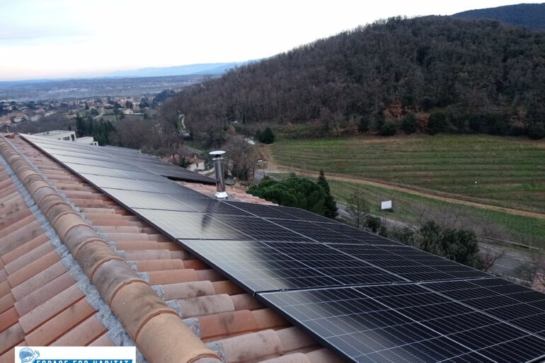 Installation panneaux photovoltaïques –  8800Wc- 07- St PERAY (Ardèche)