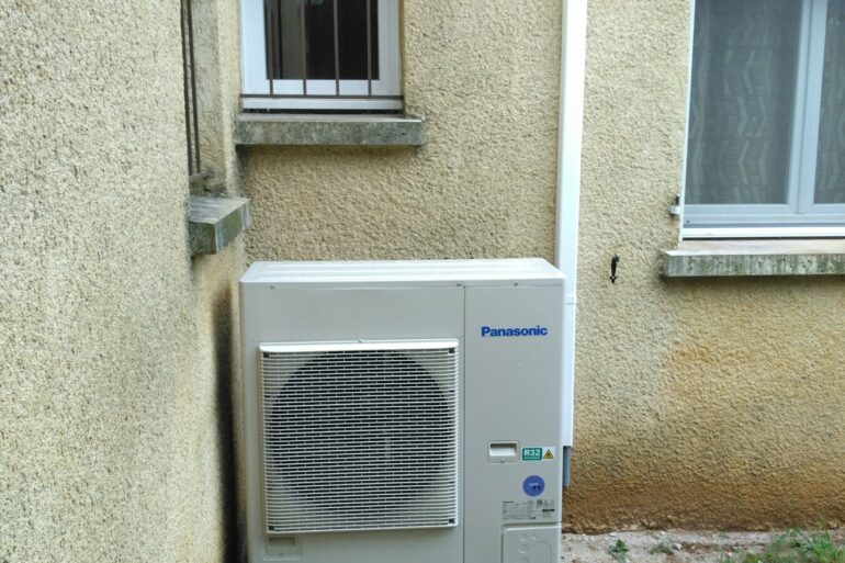 Installation POMPE A CHALEUR AIR /AIR- Gainable – PANASONIC – ST MARCEL LES VALENCE – 26 – (Drôme)