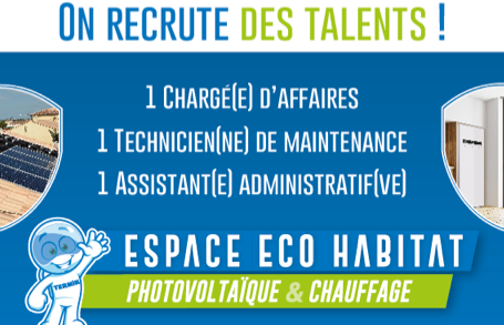 ESPACE ECO HABITAT RECRUTE UN TECHNICO-COMMERCIAL H/F